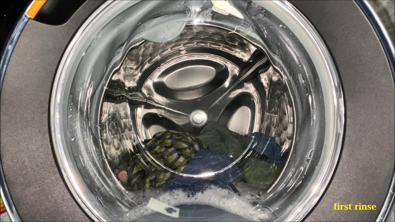 Miele W1 WCR 890 WPS - Easy care 30°C/86°F w/ Extra gentle + Maximum rinse level