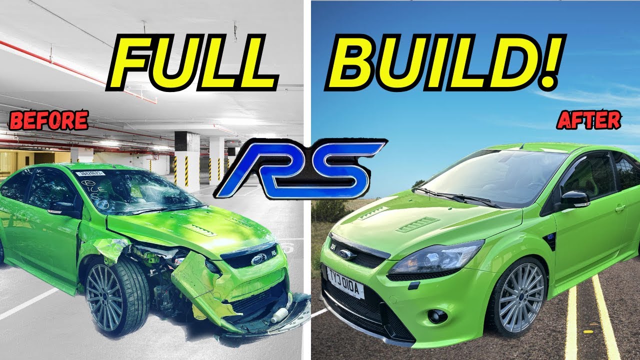 FULL BUILD - REBUILDING A CRASH DAMAGED FORD FOCUS RS MK2
