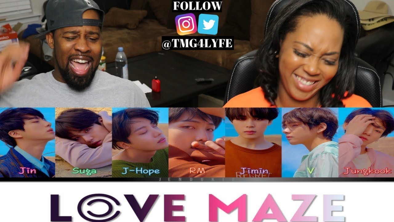 BTS (방탄소년단) - LOVE MAZE (Color Coded Lyrics Eng/Rom/Han) | REACTION (jungkook lowkey off his rocker)