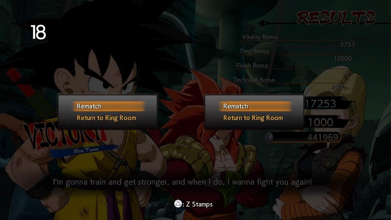 DRAGON BALL FighterZ few games