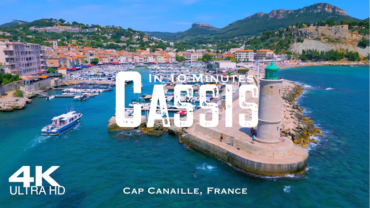 CASSIS 🇫🇷 Drone Aerial 4K | Marseille Côte d'Azur Provence Alpes | FRANCE