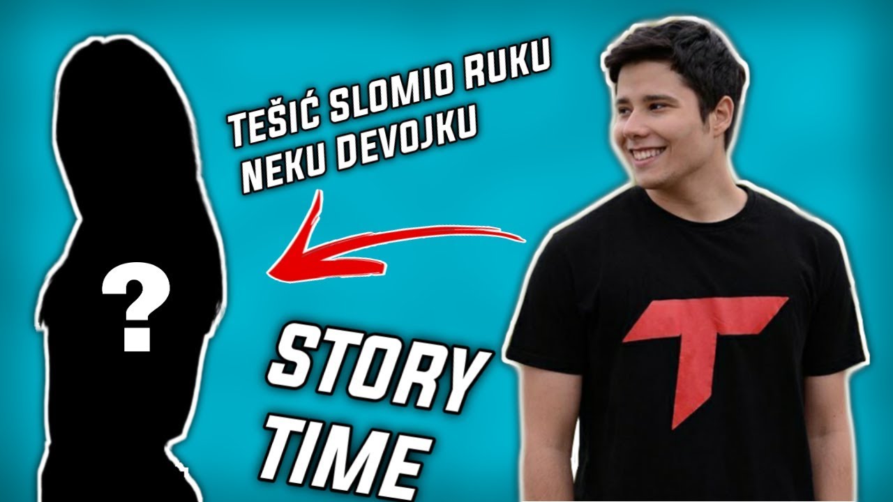 Tešić Prica kako Slomio Ruku nekoj Devojci! (Story Time) Presmešno