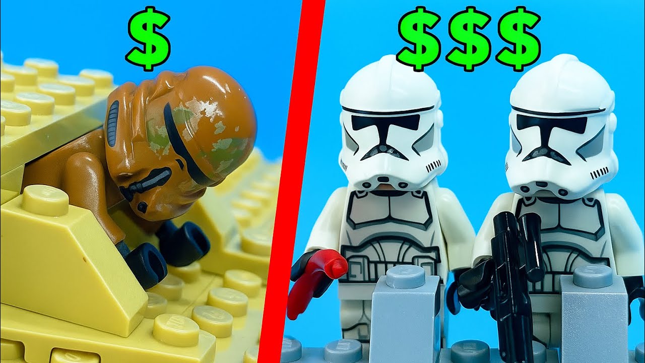 1$ vs 200$ LEGO CLONE BASE...