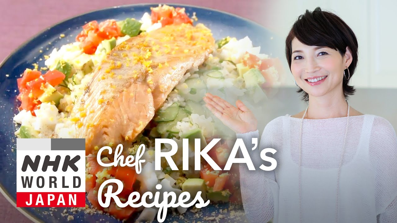 Chef Rika's Salmon & Rice [Japanese Cooking] - Dining with the Chef