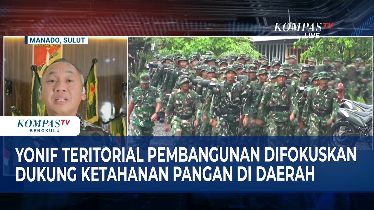 Yonif Teritorial Pembangunan Difokuskan Dukung Ketahanan Pangan di Daerah
