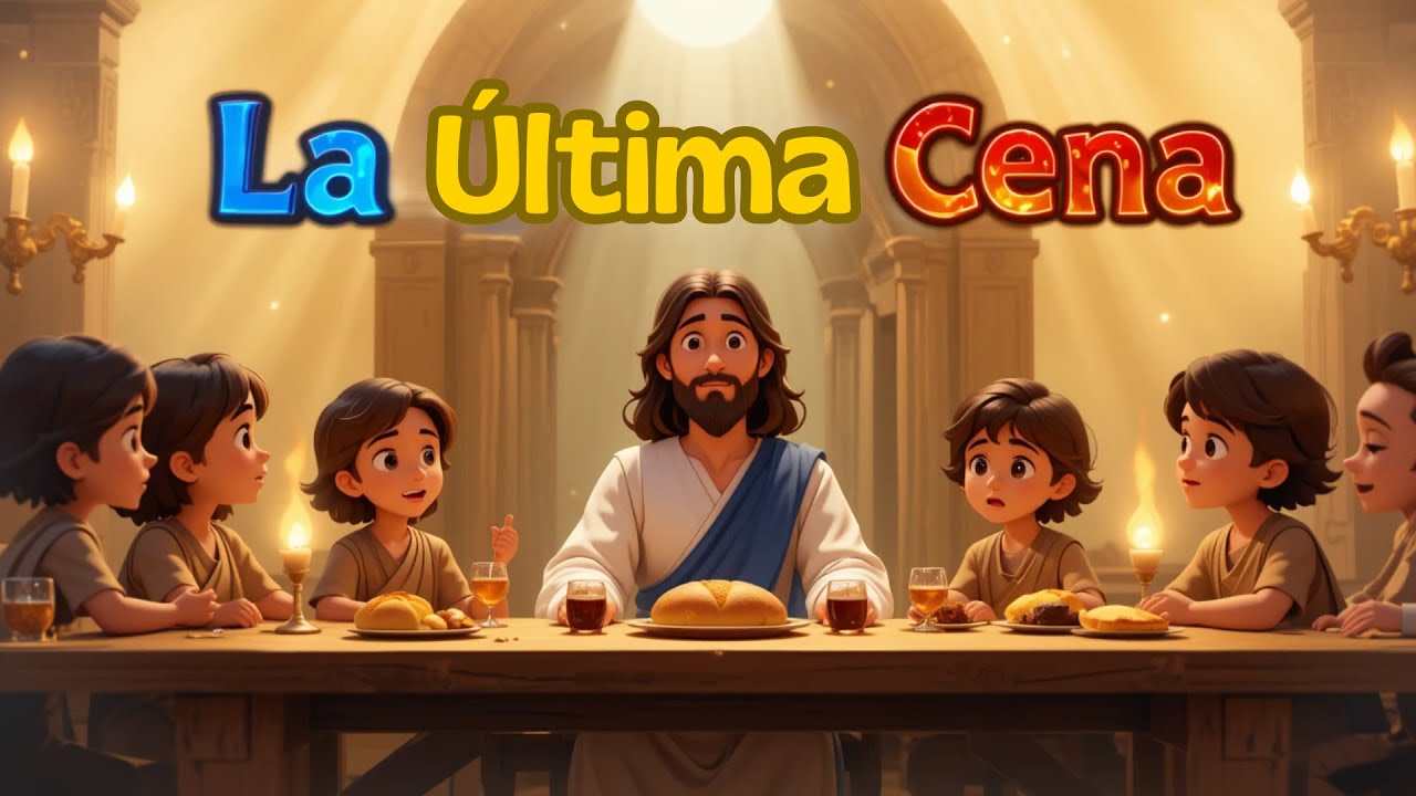LA ÚLTIMA CENA - Episodio #1 | La PASIÓN de Cristo | historias Bíblicas de pascua para niños
