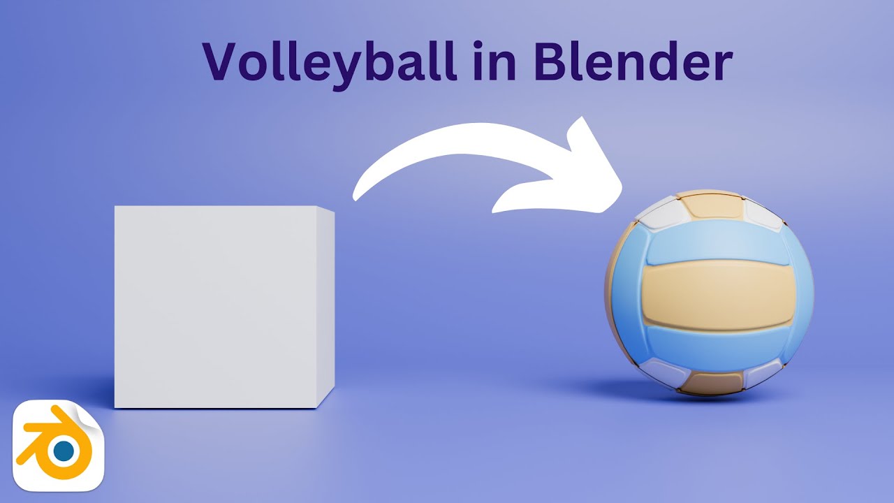 Create a Volleyball in Blender! (Step-by-Step Tutorial)
