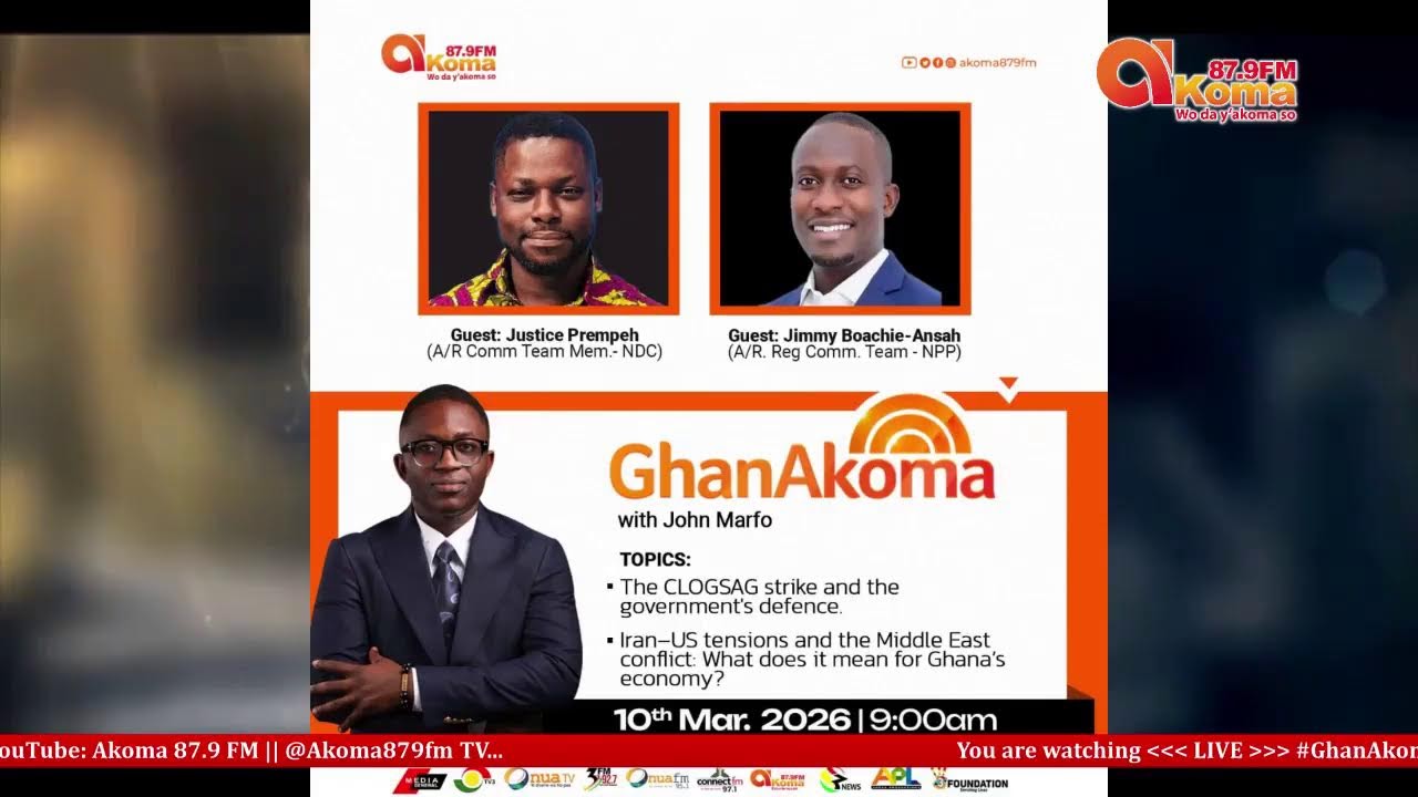 LIVE: Ghana Akoma with John Marfo (Sir John) || 10th March, 2026