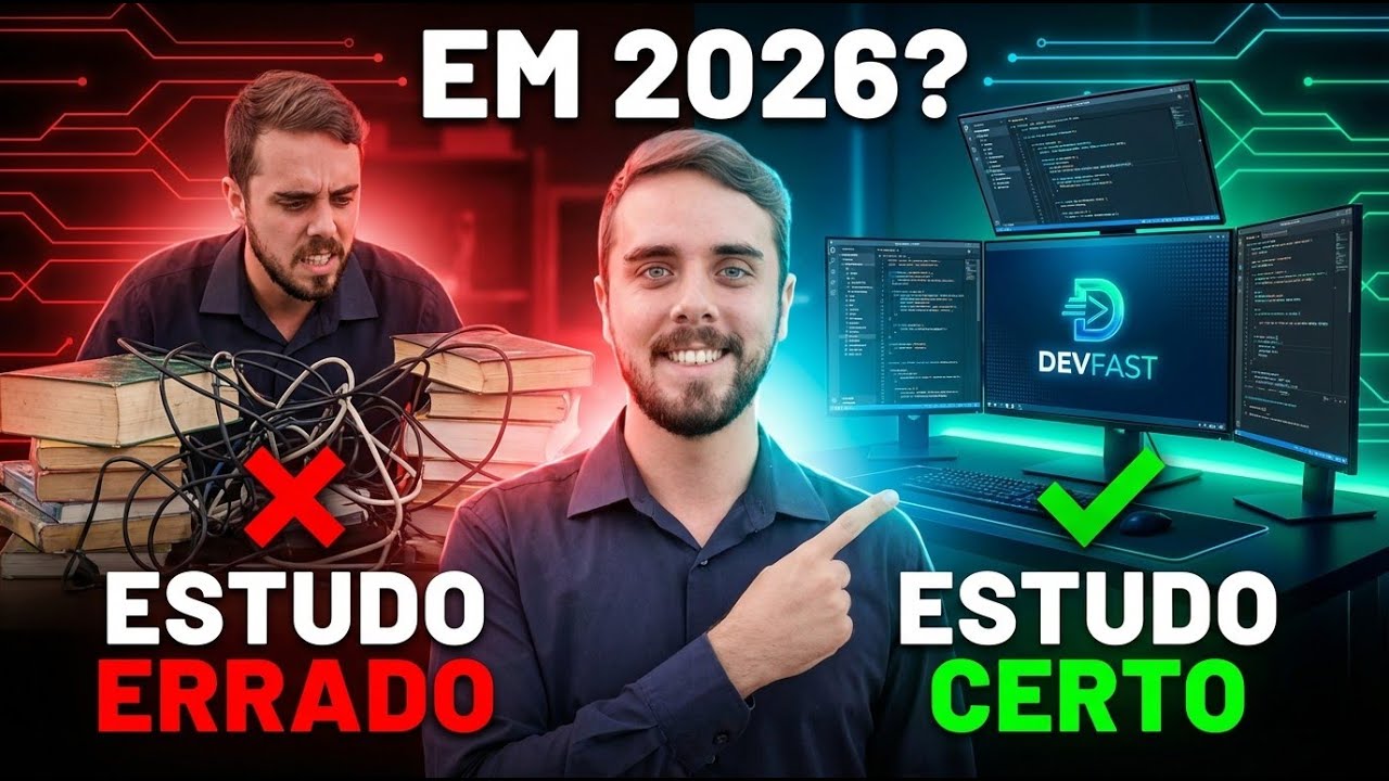 Pare de estudar desenvolvimento web errado em 2026!!