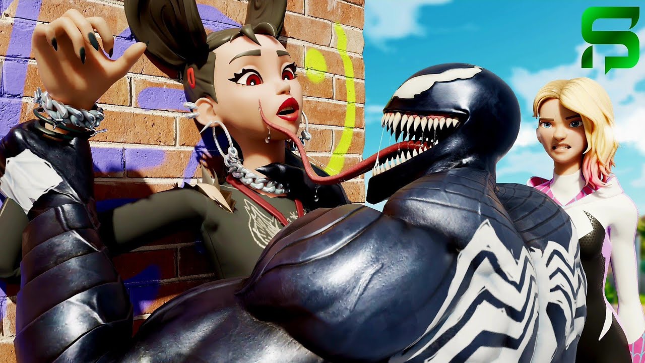 Venom is CAUGHT CHEATING on Spider-Gwen.... Fortnite Season 4