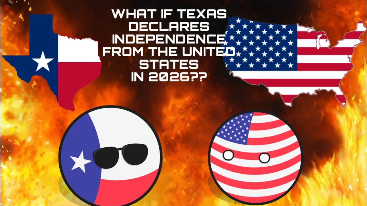 What if Texas Declares Independence From The United States in 2026?? ( Countryballs Short Film)