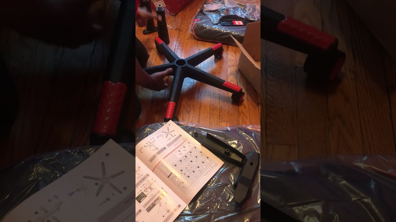 Gtracing chair assembly. Music series “unedited” start to finish. Office chair.