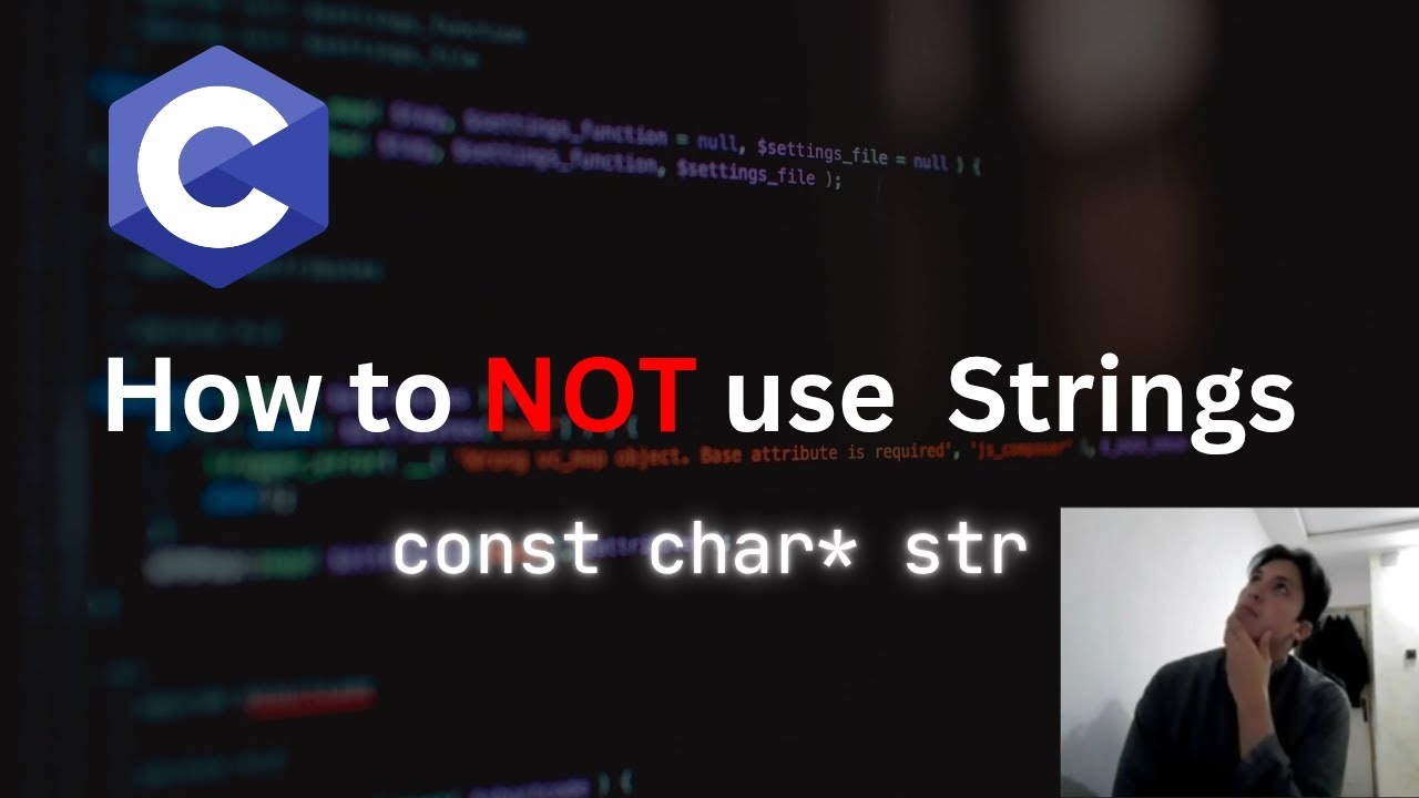 لا تستعمل Strings بهذه الطريقة!