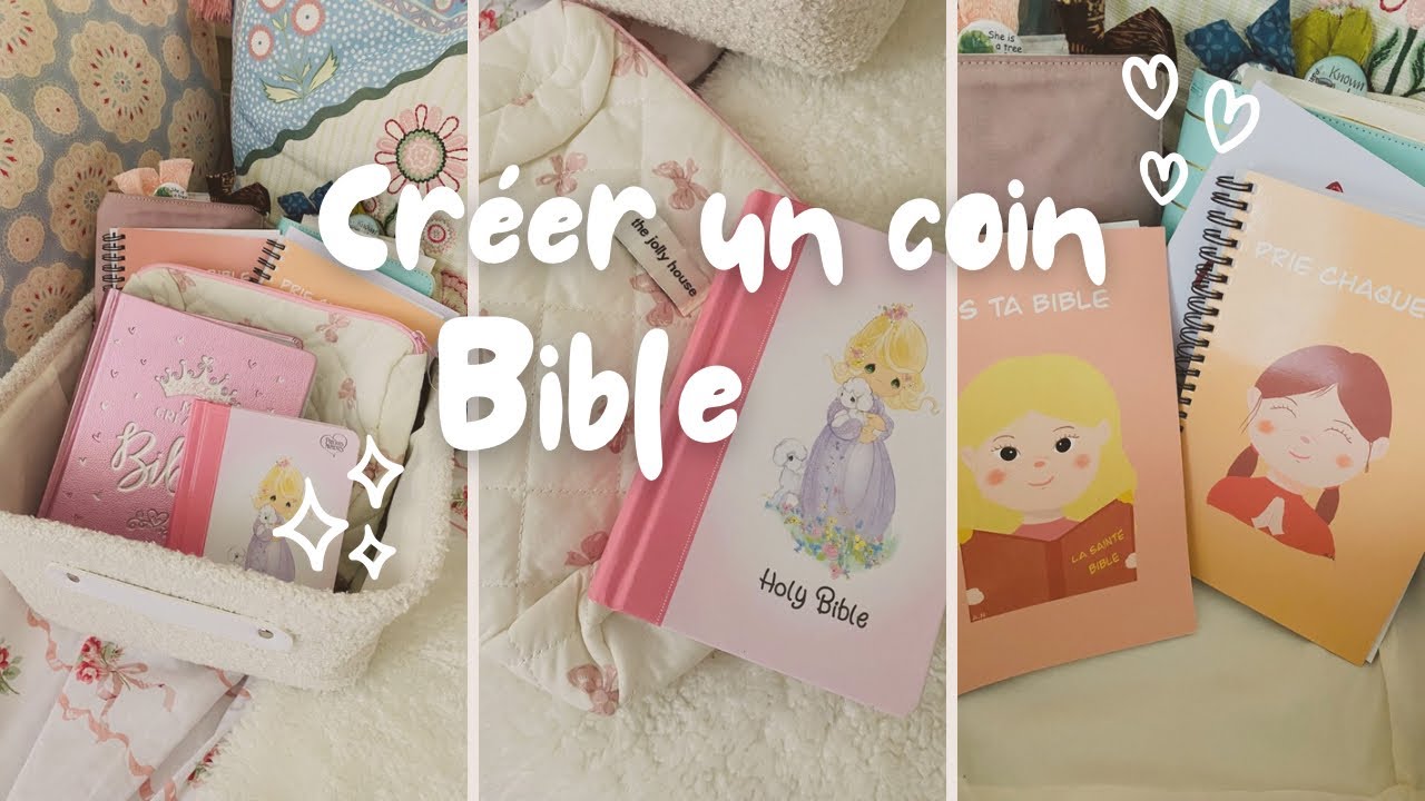 Créer un coin Bible - Panier d’étude biblique 🧺