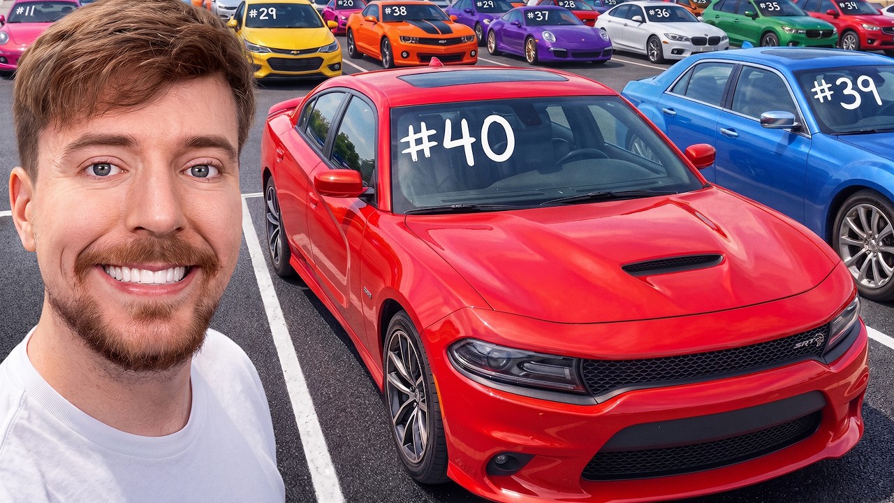 Я подарил 40 машин 40,000,000 подписчику!