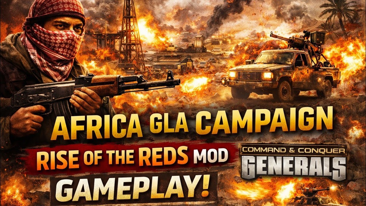 Africa GLA Campaign 1 Command & Conquer Generals  MOD  Rise of the Reds