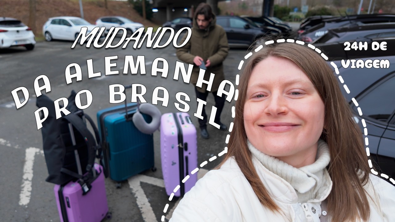 VLOG: Adeus Alemanha, Olá Brasil! 24 Horas Entre Aeroportos e Voos 🇩🇪✈️🇧🇷
