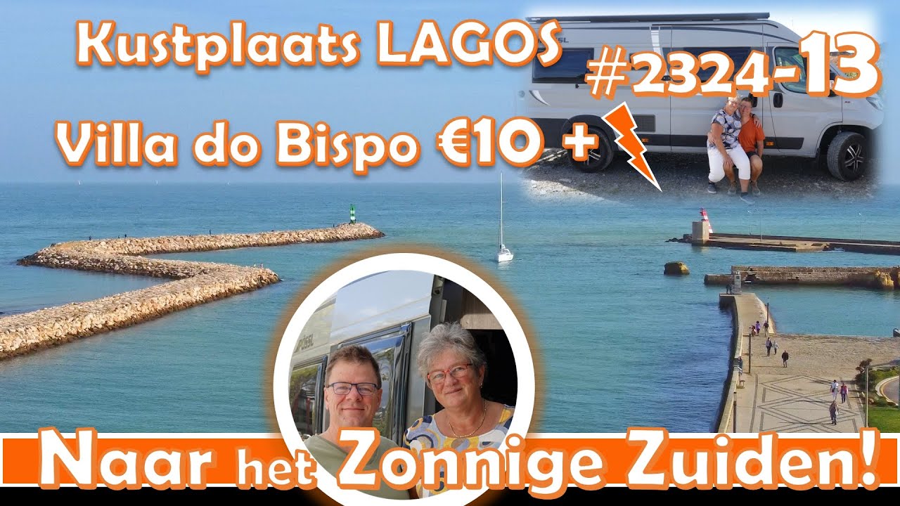 Camperplaats in Lagos aan de kust en Villa do Bispo: €10 met stroom - Camperavonturen #2324-13