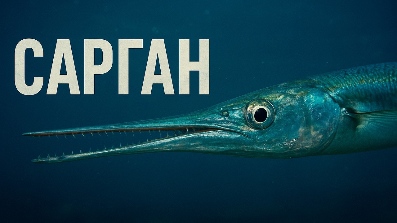 САРГАН - Необычный хищник моря. Всё о необычной рыбе коротко. Факты, ловля, кухня!