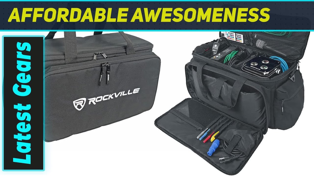 Rockville UT-BAG10: The Ultimate DJ Gear & Cable Bag