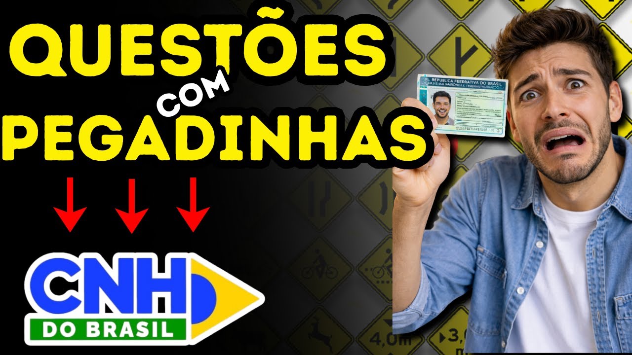 PROVA TEÓRICA do DETRAN – PASSE DE PRIMEIRA – Questões com DICAS e MACETES