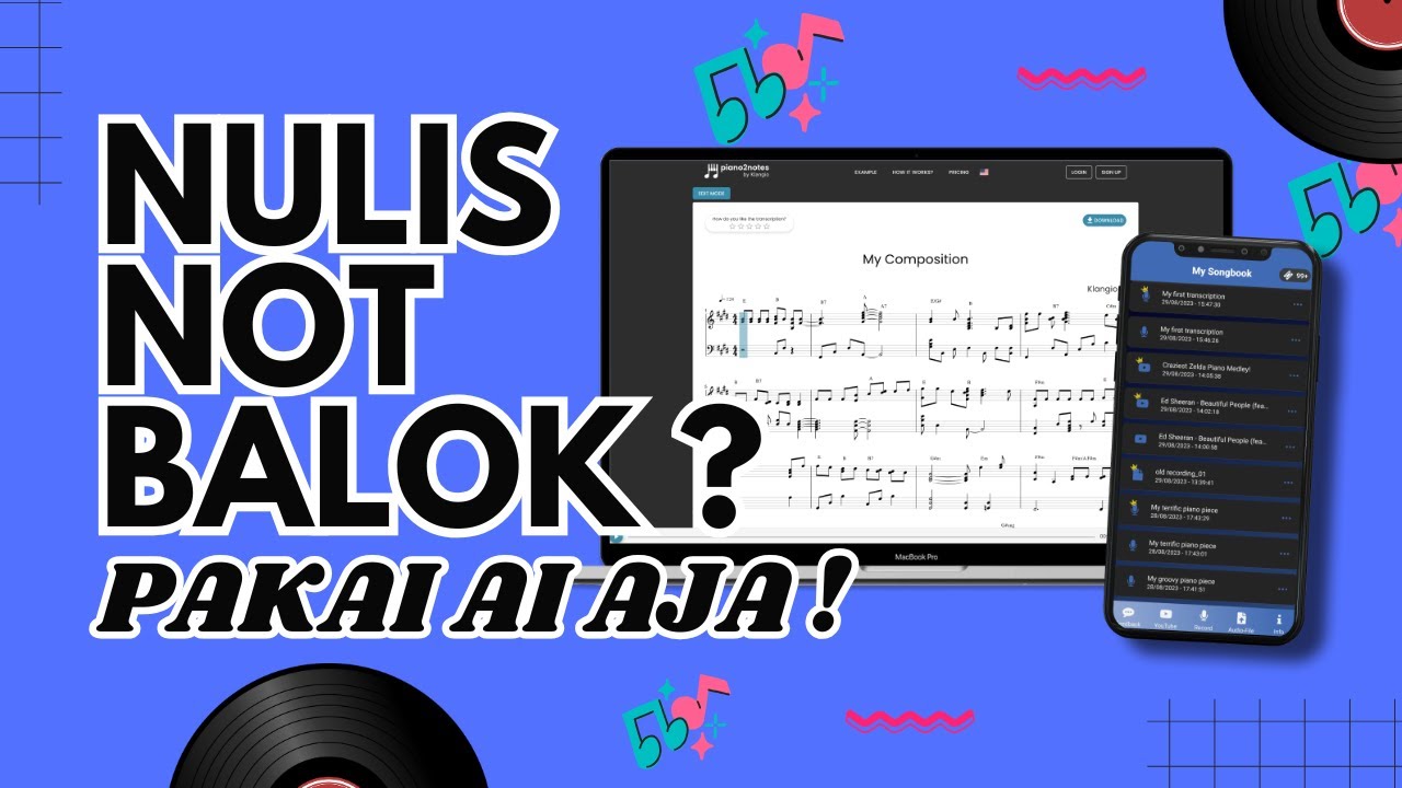 AI Ini Bisa Menulis NOT BALOK Dalam Hitungan DETIK !