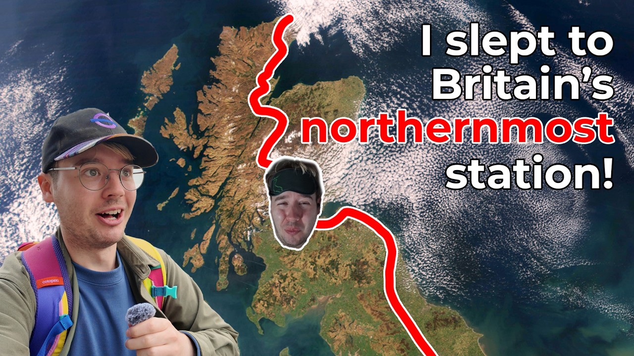 Я проспал дорогу до самой северной станции Британии на поезде Caledonian Sleeper #solotravel #sco...