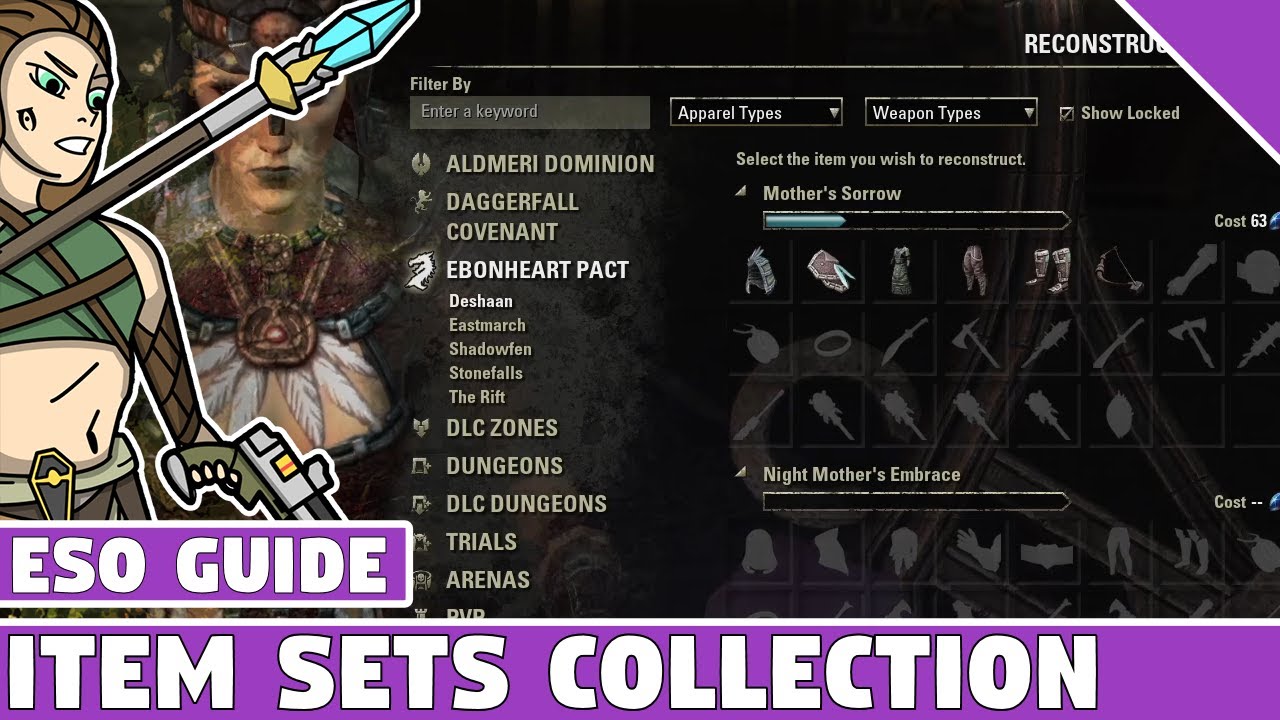 Item Set Collections Guide - ESO Stickerbook - Elder Scrolls Online Markarth DLC