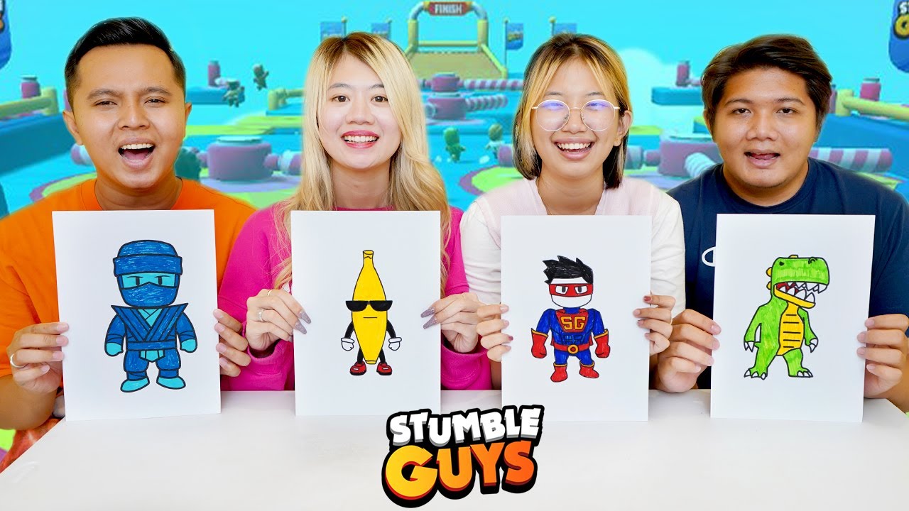 TANTANGAN MEWARNAI STUMBLE GUYS SKIN BARU!! SIAPA YANG PALING BAGUS??