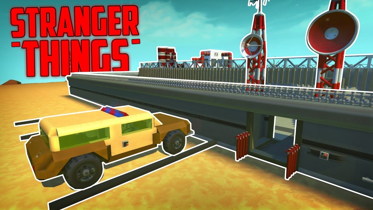 STRANGER THINGS in Scrap Mechanic! Hawkins Lab - Scrap Mechanic Viewer Creations