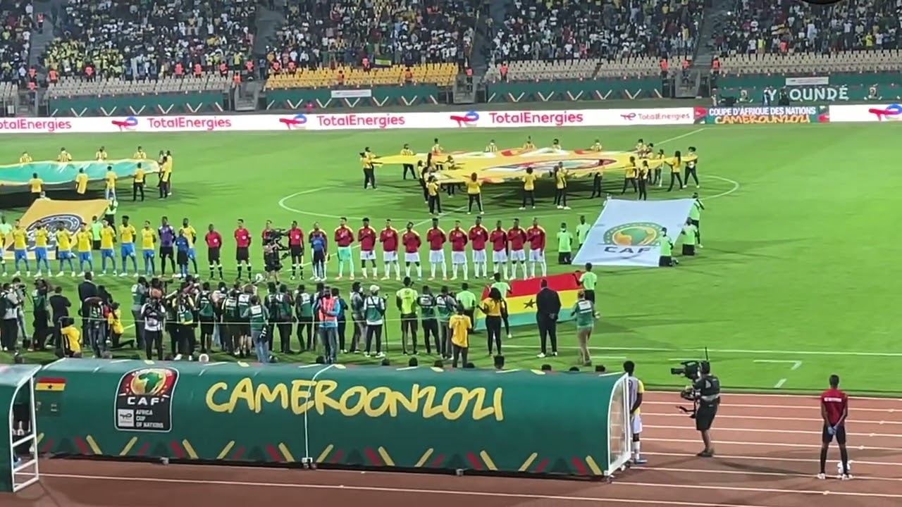 National Anthem time for Team Ghana 🇬🇭 #afcon2021