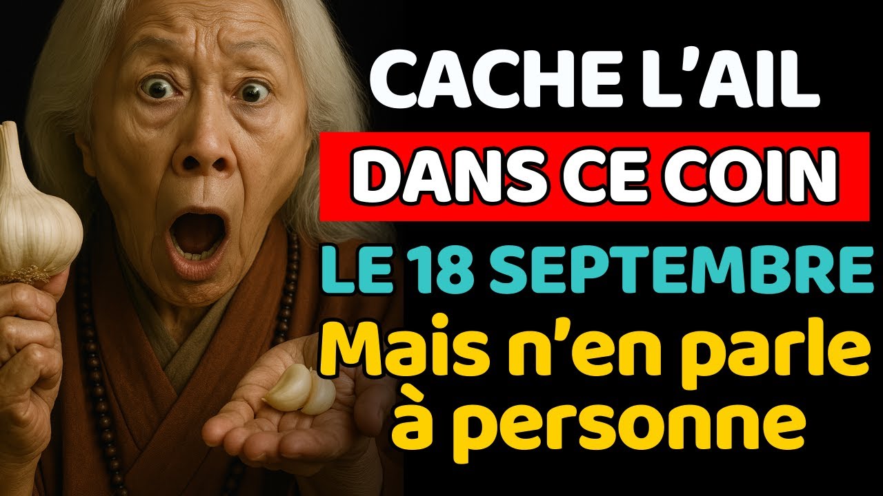 Cache une GOUSSE D’AIL à CET ENDROIT SECRET et Brise la Malédiction de la PAUVRETÉ Rituel Bouddhiste