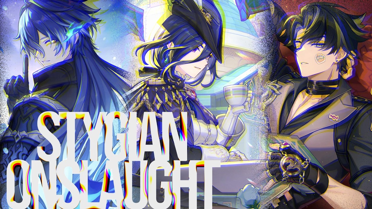 Luna V Stygian Onslaught - Dire Clear - Flins x Clorinde x Wriothesley