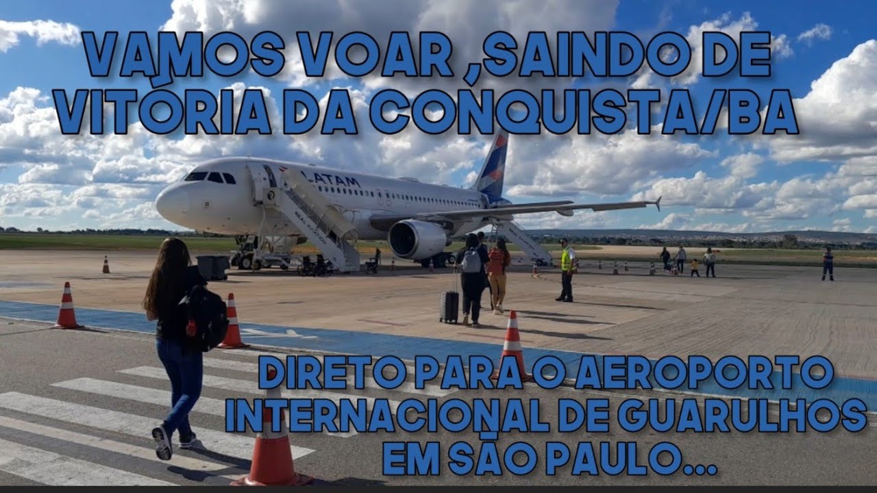 Voo De Vitória Da Conquista Bahia,Direto Para O Aeroporto Internacional De Guarulhos/São Paulo
