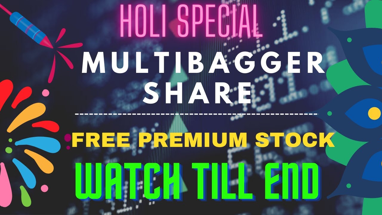 Holi Special Multibagger Stock | Best stock to buy right now | Watch till end