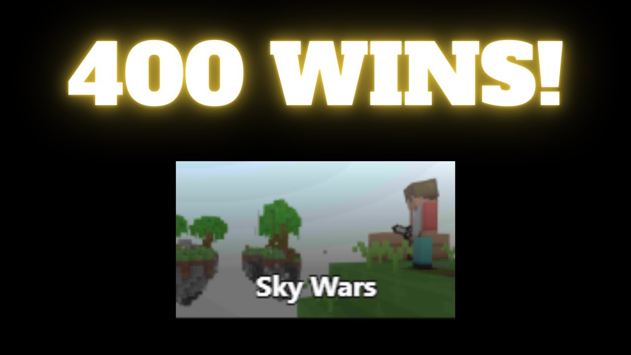 Bloxd.io skywars commentary ep3! I got 400 skywars wins!