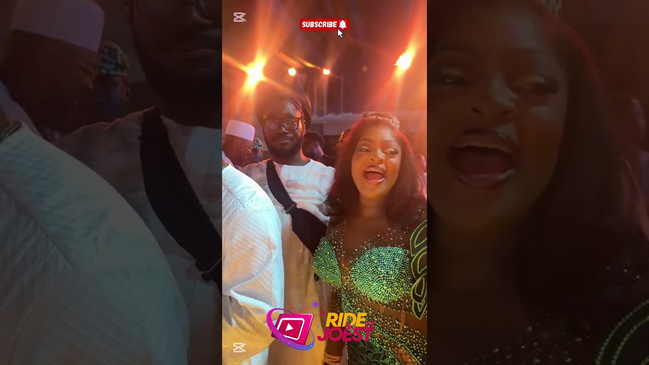 @ENIOLABADMUSTV greeting other celebrities present at Seyi Vodi's 50th birthday #seyivodi
