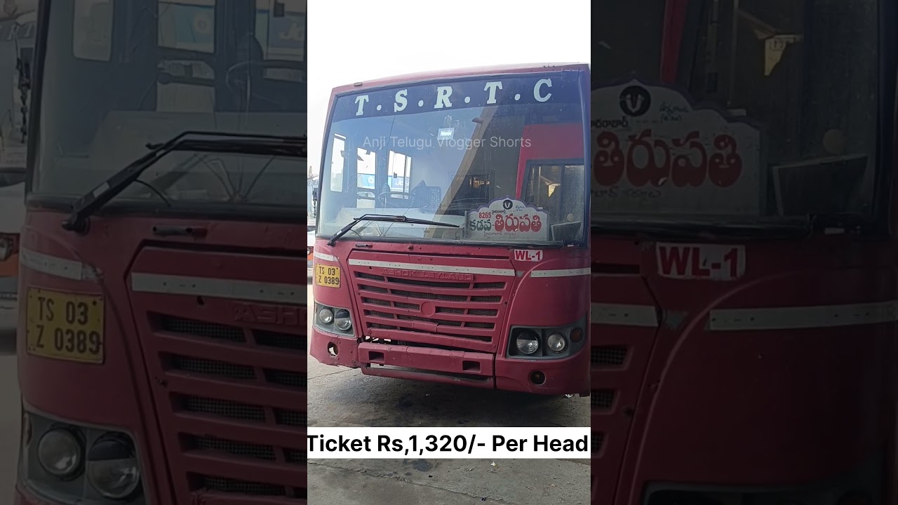 Warangal To Tirupati Bus 