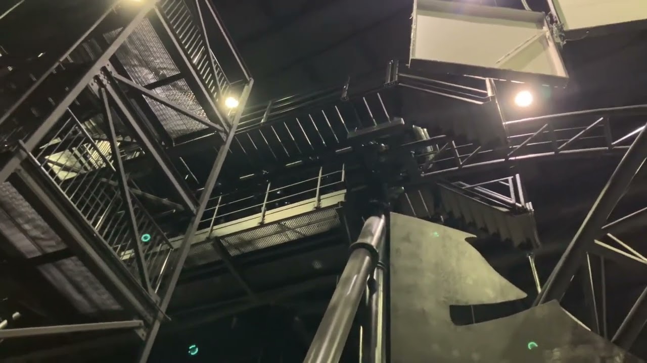 Verbolten lights on off ride POV - Busch Gardens Williamsburg