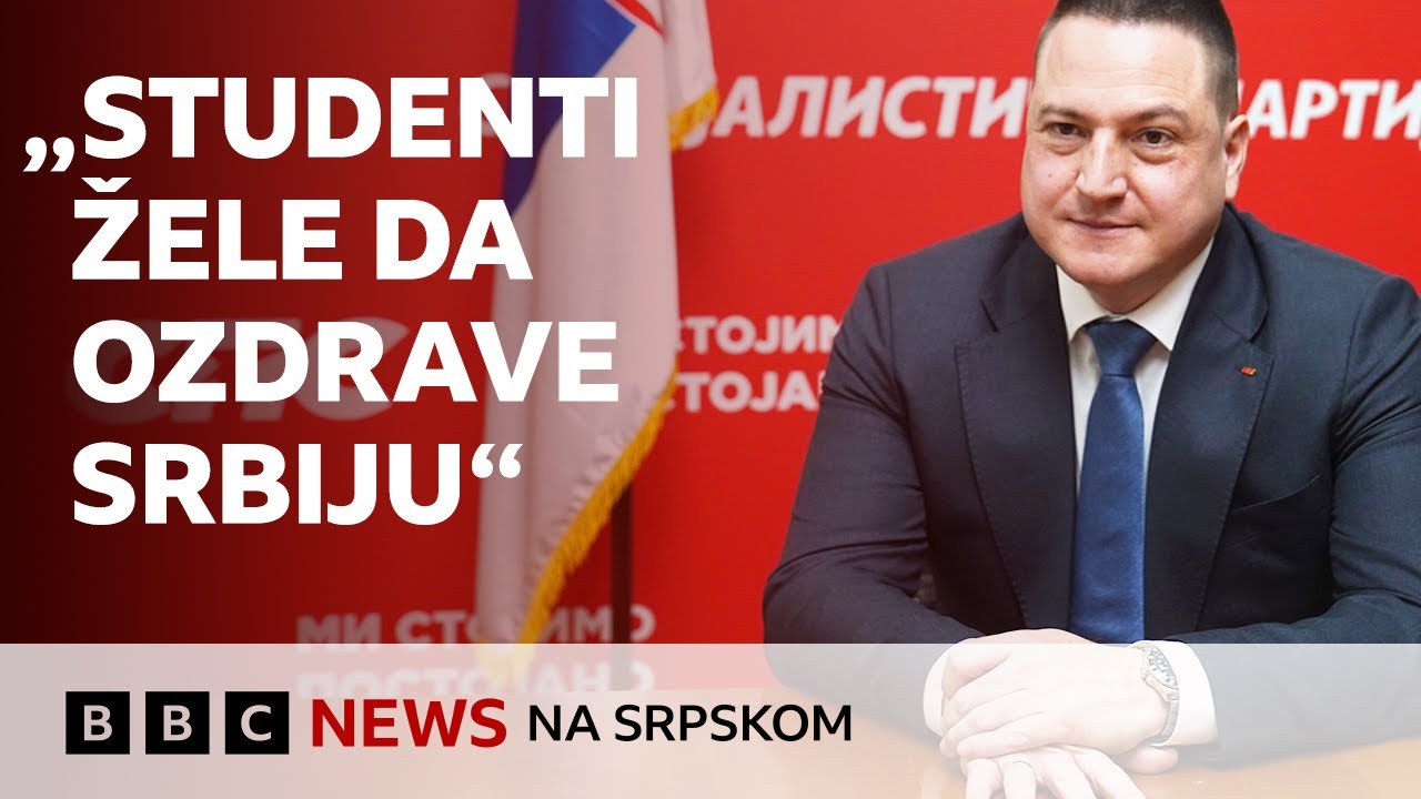 Branko Ružić: O studentskim protestima, novoj vladi i saradnji sa SNS-om | BBC News na srpskom