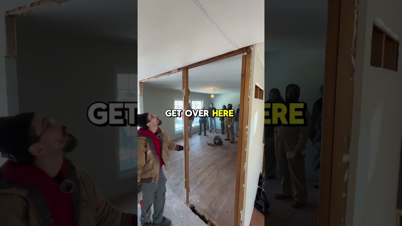 Removing non load bearing walls opens a space, and makes it more inviting. ￼ #construction #flip