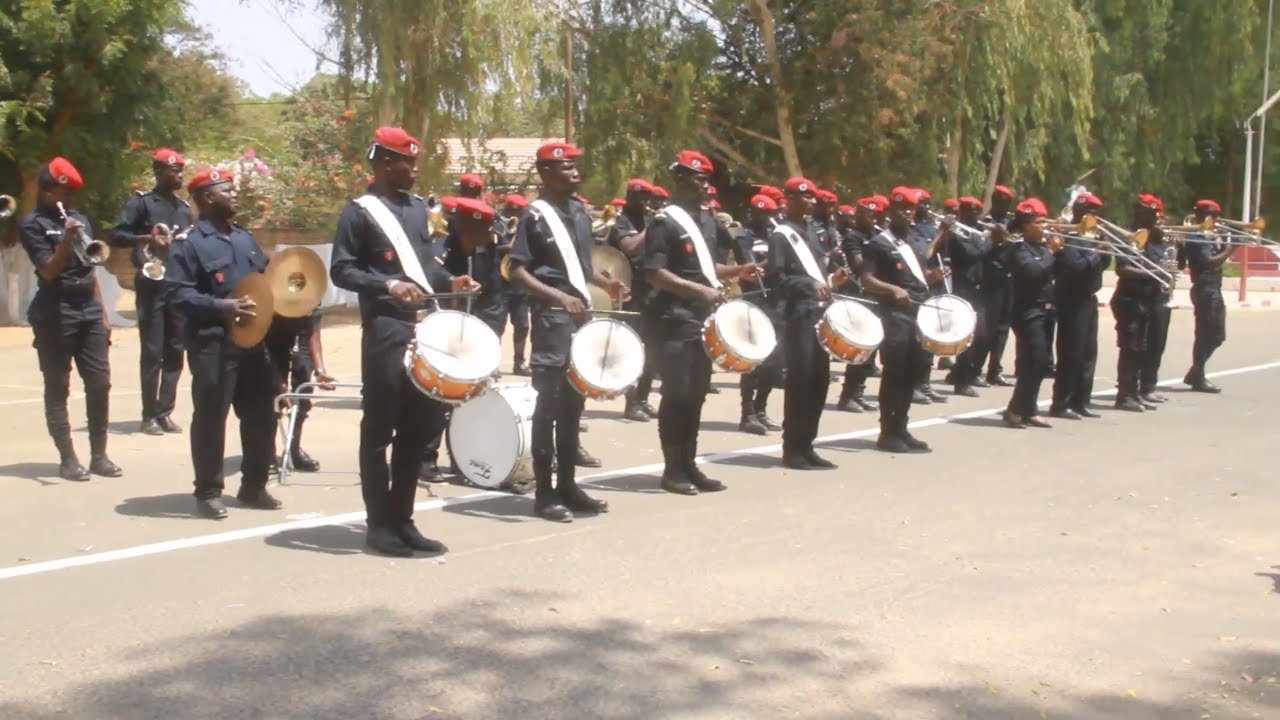 04 AVRIL 2019 AU SENEGAL: RÉPÉTITION DE LA FANFARE DES FORCES POLICE DE THIES