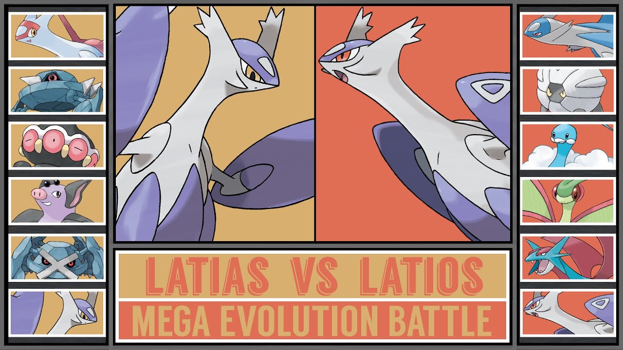 MEGA LATIAS vs MEGA LATIOS | Legendary Mega Pokémon Battle