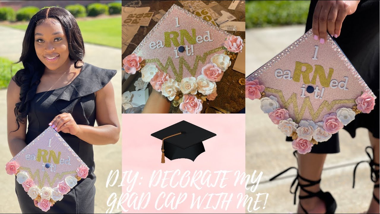 DECORATE MY NURSING GRADUATION CAP TOPPER WITH ME｜DIY｜RN
