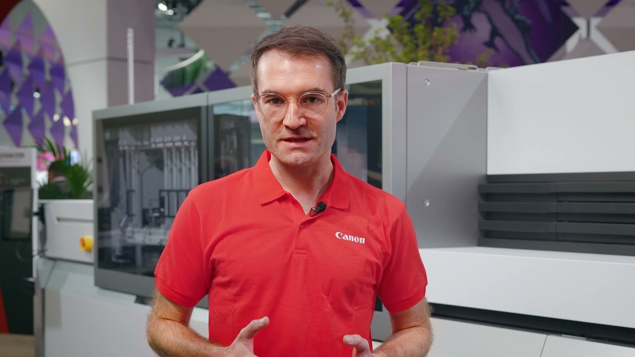 Demo: Canon LabelStream LS2000 at drupa 2024