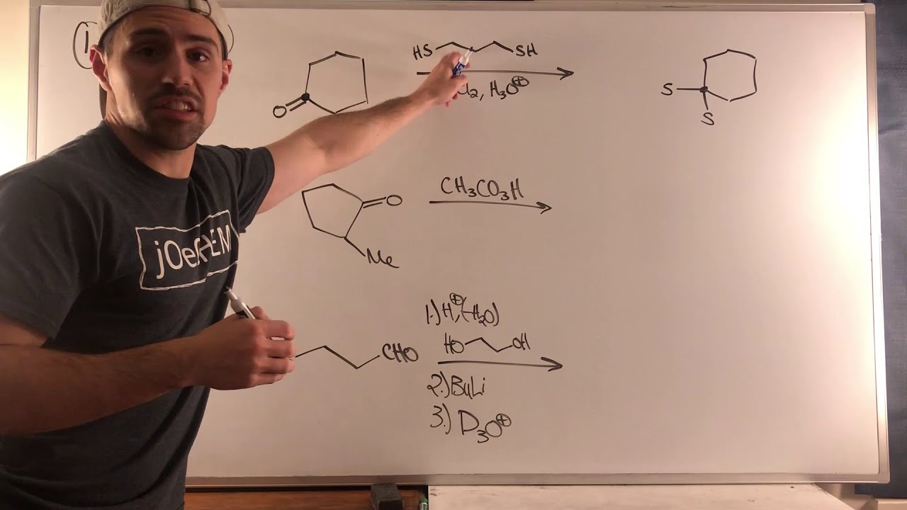 Rxn Practice of Ketones & Aldehydes, Part 1. Getting Them Down (Walkthrough)