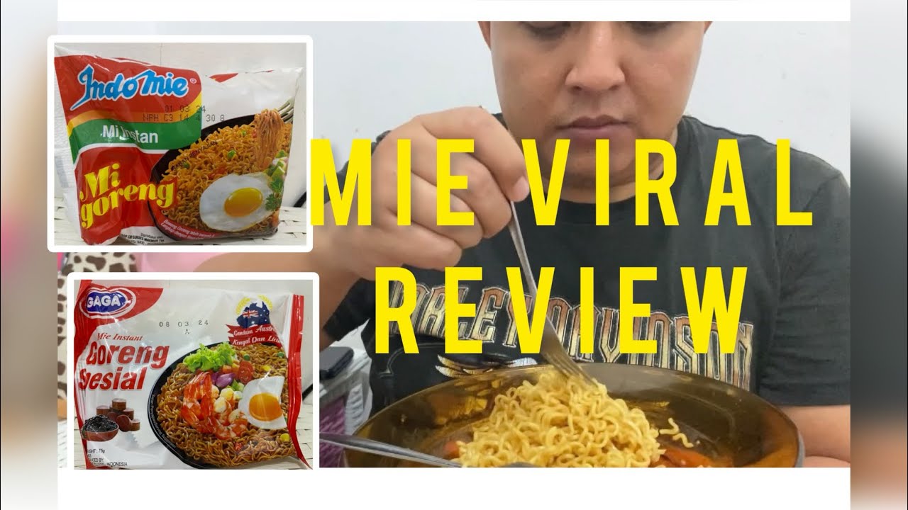 Review Mie yang lagi viral!! Mie Goreng Gaga dan Mie Goreng Indomie! #mieviral