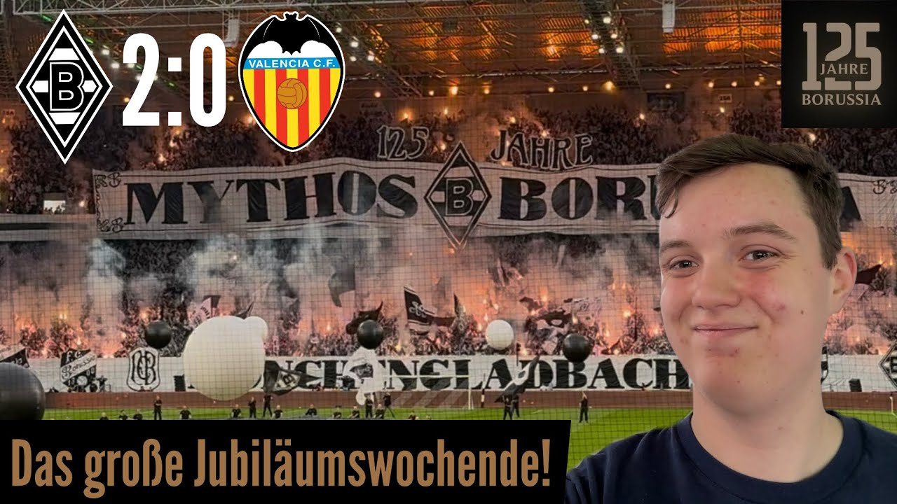 125 Jahre Borussia Mönchengladbach - das Jubiläumswochenende (Spiel + Zeremonie, Golden Carpet usw.)