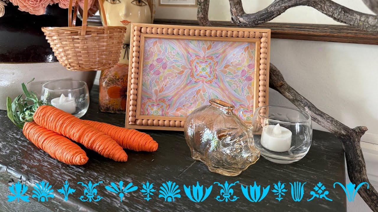 DIY Thrifted Frame Home Decor Idea / Goodwill Find