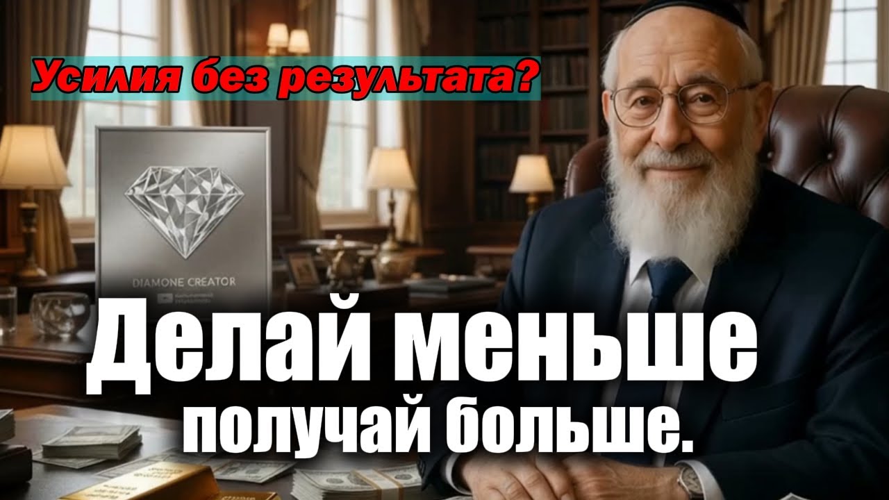 План раввина  как превратить «усилия» в ценные «результаты»